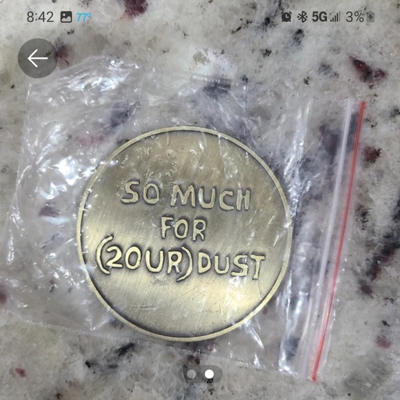 Coin from Fall Out Boy (2our) Dust VIP package - Picture 2 of 2